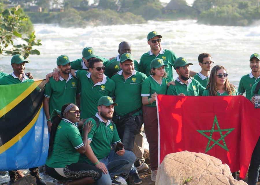 AAYC International Delegates Tour to the Busoowoko Falls as an attempt to promote the tourism sector in the region.