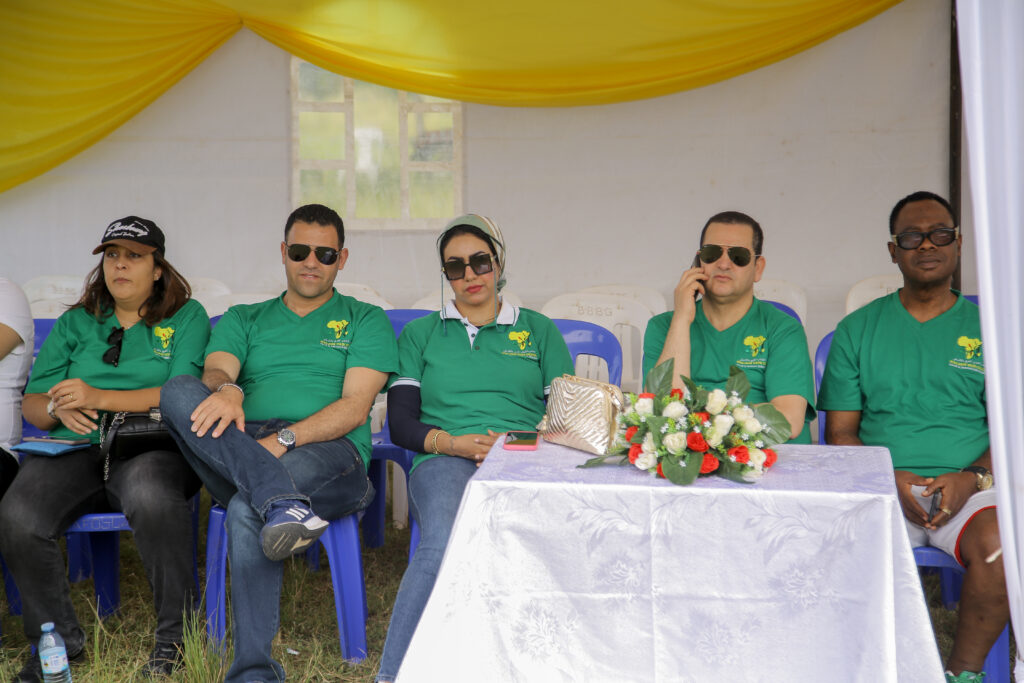 AAYC awarding participants at the health Run in Kitagwenda district.