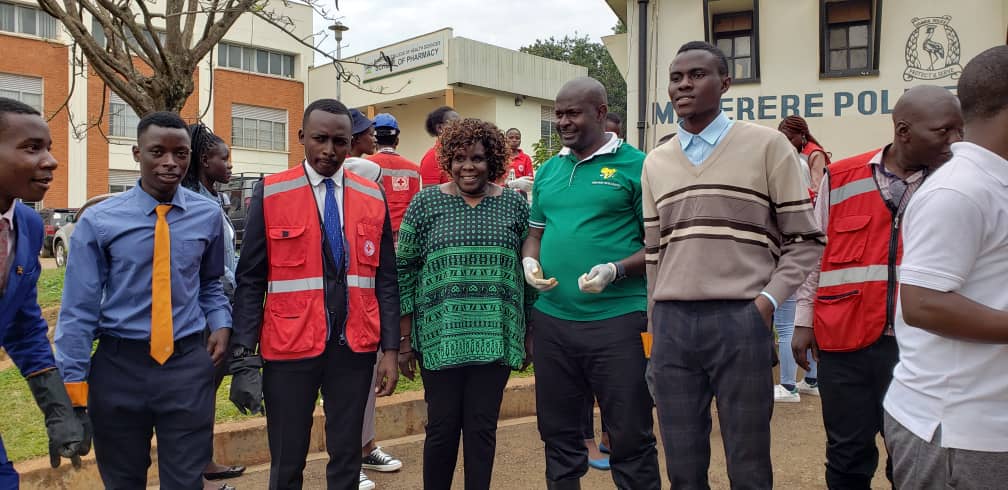 The Mak@100 give back to the community organized by Uganda Red Cross Makerere Chapter in partnership with Afro-Arab Youth Council