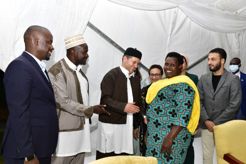 Rt.Hon Thomas Tayebwa (Deputy Speaker of Parliament) during an interaction with President, Secretary General and Manager Liaisons and Youth Society of Afro Arab Youth Council