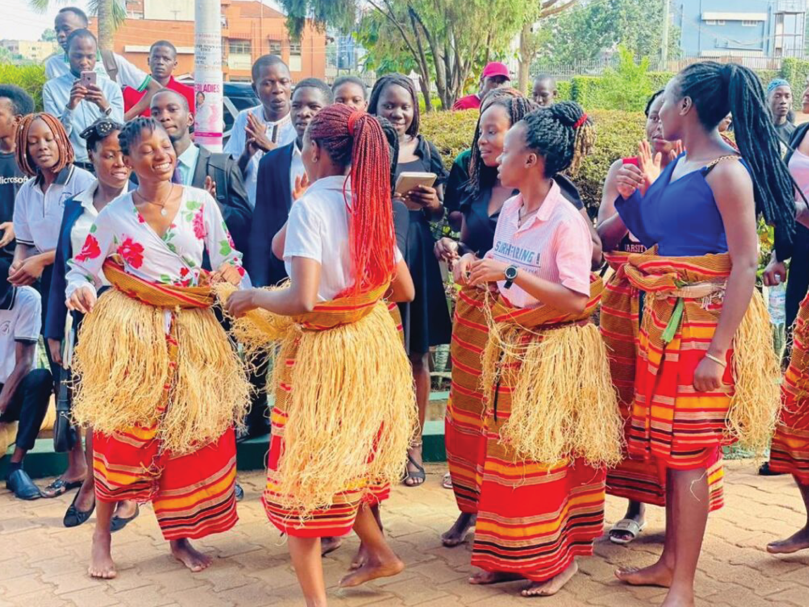 Vibrant cultural dance showcasing unity, tradition, and cultural harmony among  African and Arab nations.