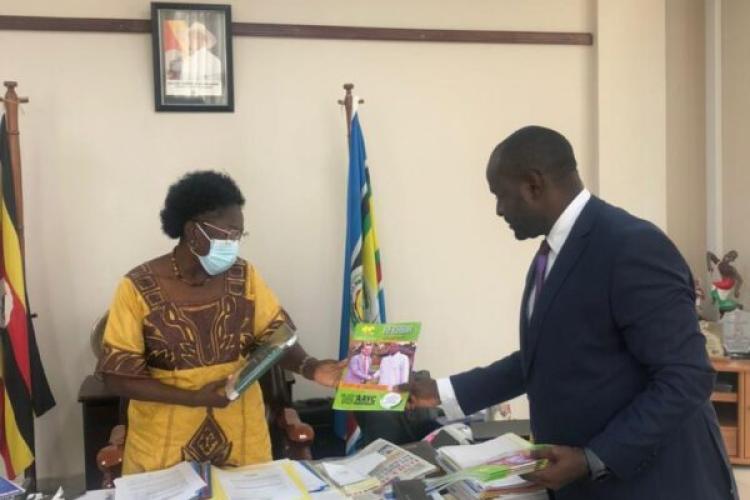 AFRO-ARAB YOUTH COUNCIL STAFF MEETING WITH RT. HON REBECCA KADAGA