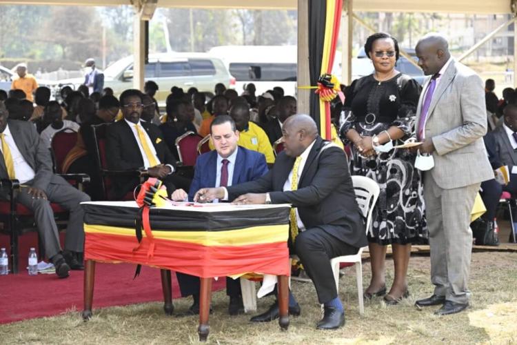 Signing of the Host country Agreement with the Government of Uganda