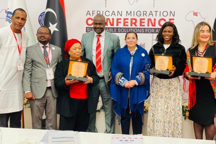  picture moment at the conclusion of the Africa Migration Conference