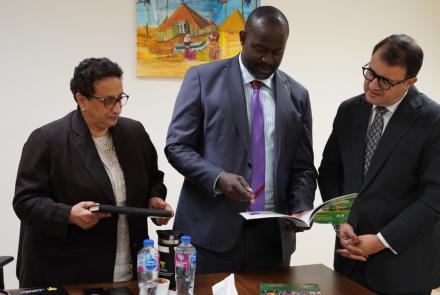 AAYC Strengthens Diplomatic Ties in High-Level Meeting with Egypt’s Minister of State for Foreign Affairs.